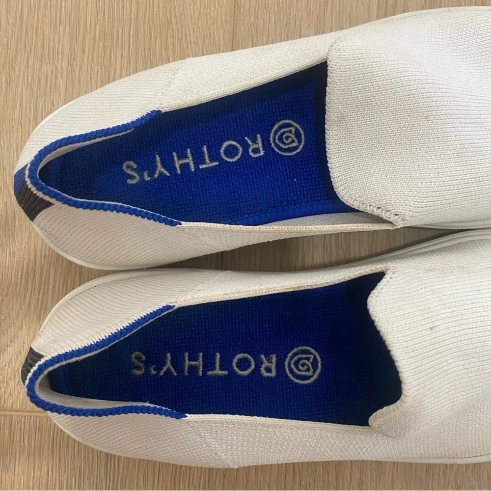 Rothy’s The Slip On Sneaker White Size 8.5